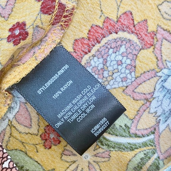 Sanctuary (Anthropologie) NWT Faux Wrap Floral Midi Skirt - Picture 10 of 11